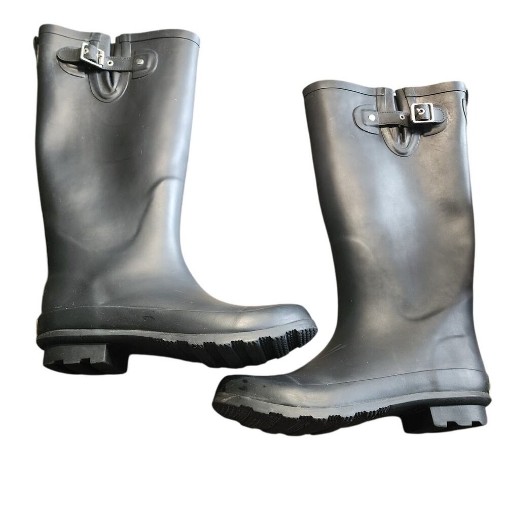 Western Chief Matte Black Rain Boots Size 7